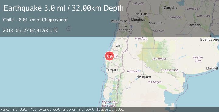 Map of BIO-BIO, CHILE
