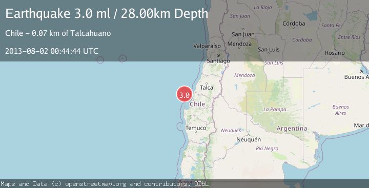 Map of OFFSHORE BIO-BIO, CHILE