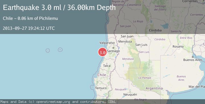 Map of OFFSHORE O'HIGGINS, CHILE