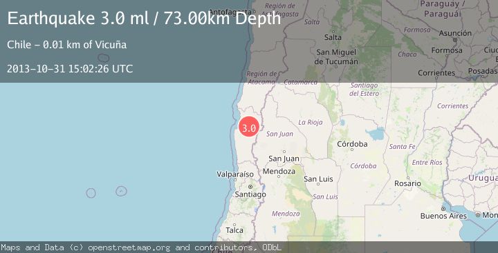 Map of COQUIMBO, CHILE