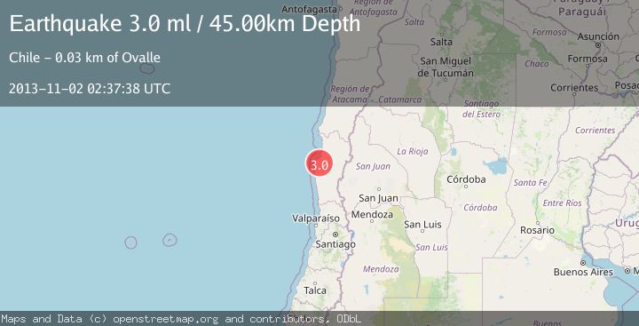 Map of COQUIMBO, CHILE