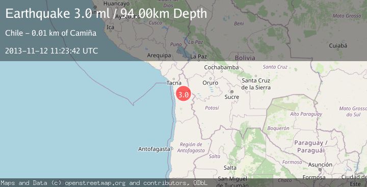 Map of TARAPACA, CHILE