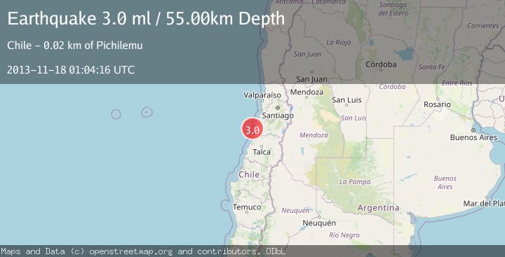 Map of OFFSHORE O'HIGGINS, CHILE