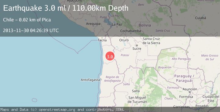 Map of TARAPACA, CHILE