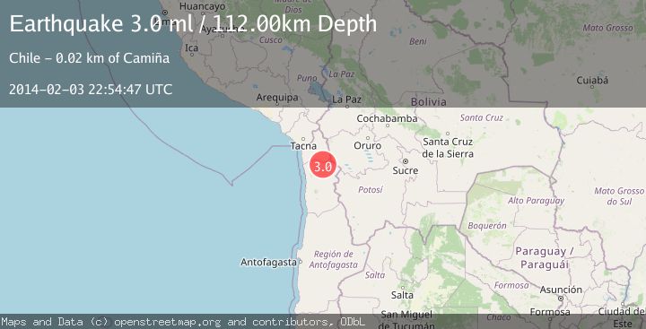 Map of TARAPACA, CHILE