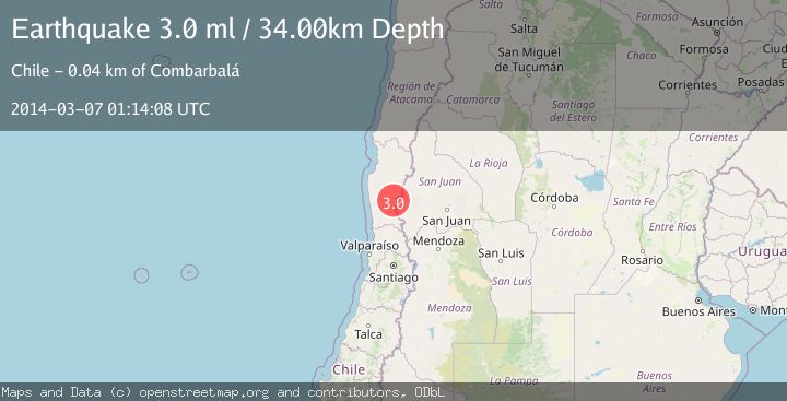 Map of COQUIMBO, CHILE