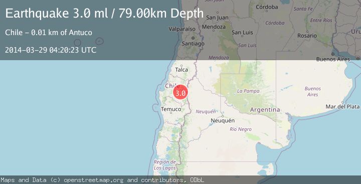 Map of BIO-BIO, CHILE
