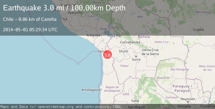 Map of TARAPACA, CHILE