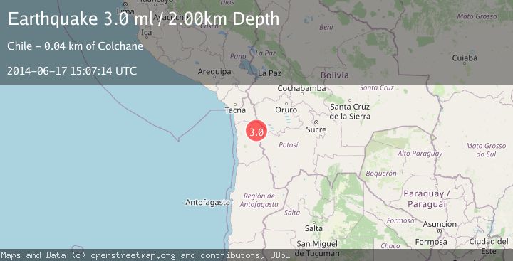 Map of TARAPACA, CHILE