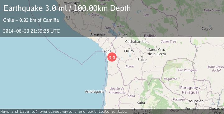 Map of TARAPACA, CHILE