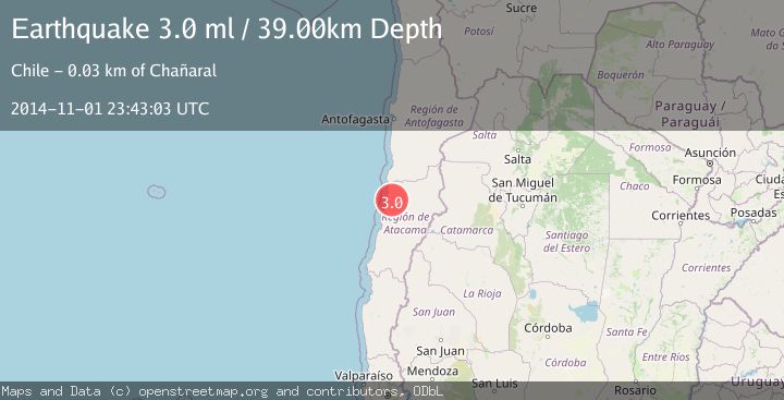 Map of ATACAMA, CHILE