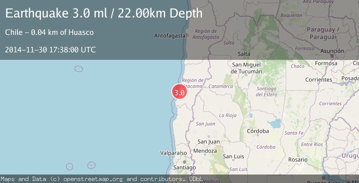 Map of ATACAMA, CHILE