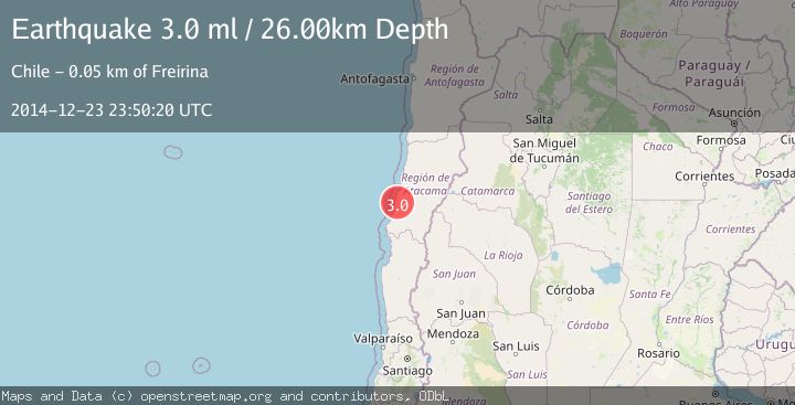 Map of ATACAMA, CHILE