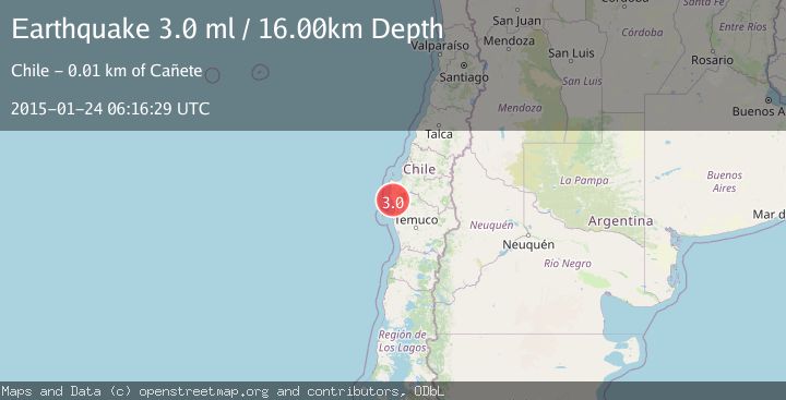 Map of BIO-BIO, CHILE