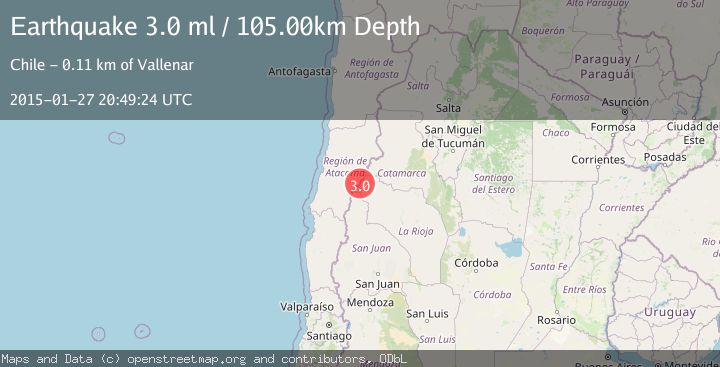 Map of LA RIOJA, ARGENTINA