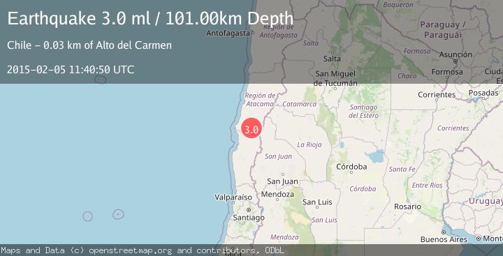 Map of ATACAMA, CHILE