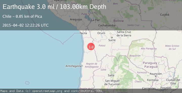 Map of TARAPACA, CHILE