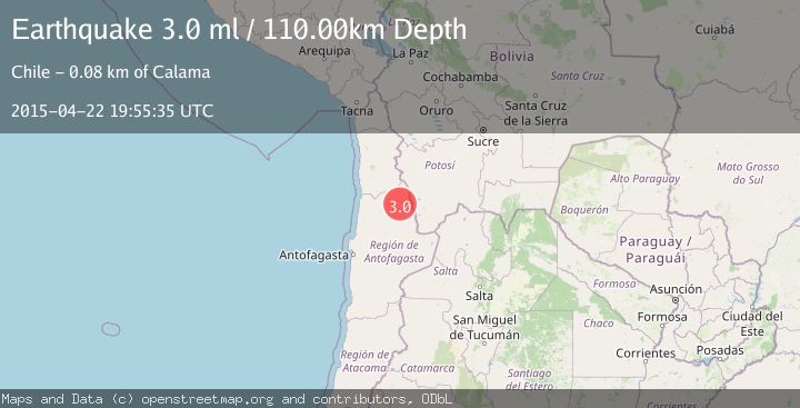 Map of ANTOFAGASTA, CHILE