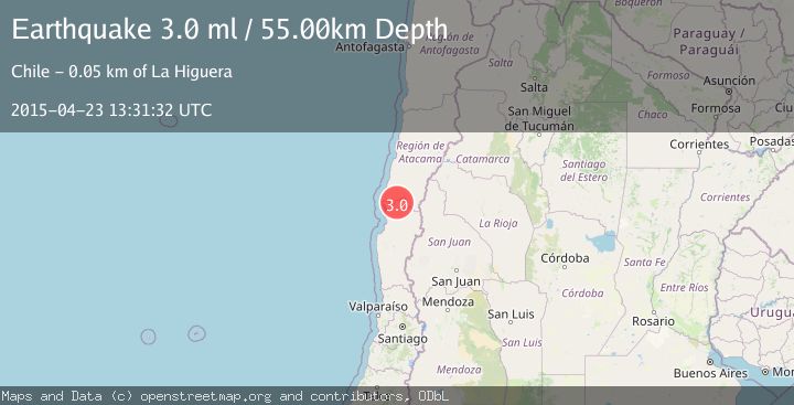 Map of COQUIMBO, CHILE