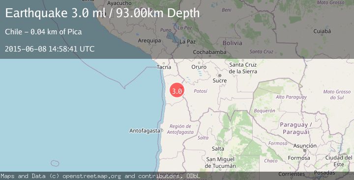 Map of TARAPACA, CHILE