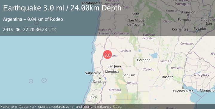 Map of SAN JUAN, ARGENTINA