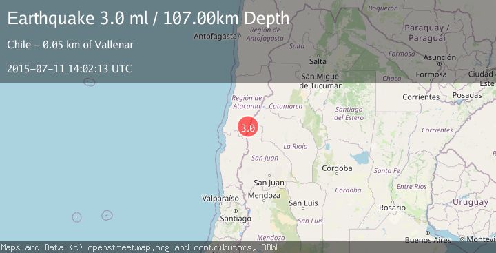 Map of ATACAMA, CHILE