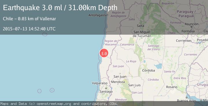 Map of ATACAMA, CHILE