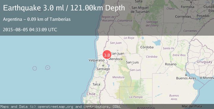 Map of SAN JUAN, ARGENTINA