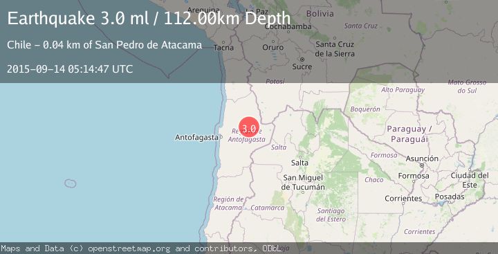 Map of ANTOFAGASTA, CHILE