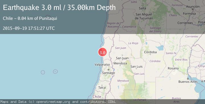 Map of COQUIMBO, CHILE