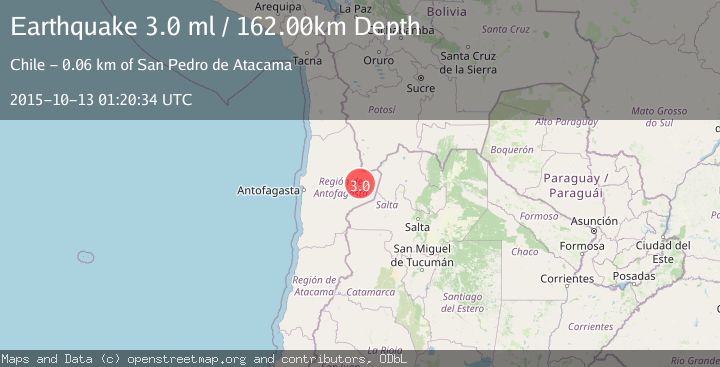 Map of ANTOFAGASTA, CHILE