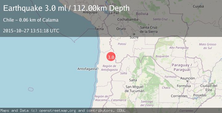Map of ANTOFAGASTA, CHILE