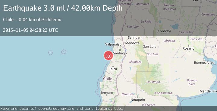 Map of OFFSHORE O'HIGGINS, CHILE