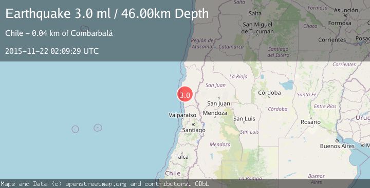 Map of COQUIMBO, CHILE