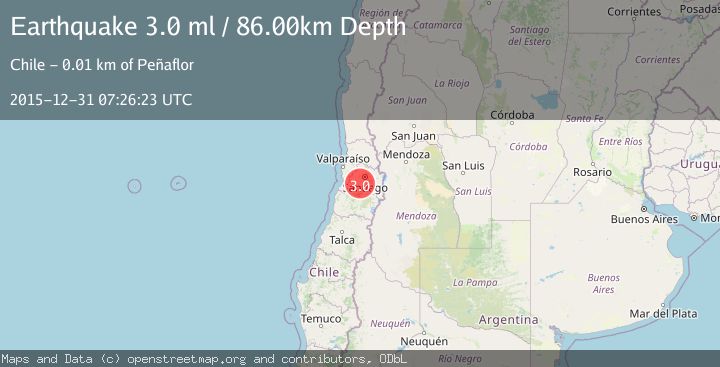 Map of REGION METROPOLITANA, CHILE