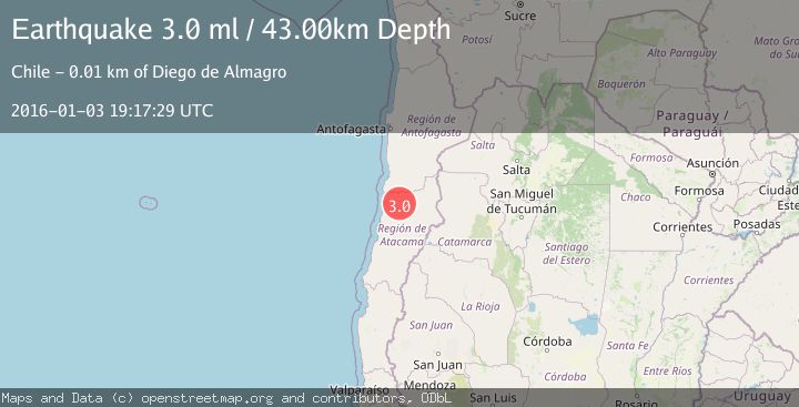 Map of ATACAMA, CHILE