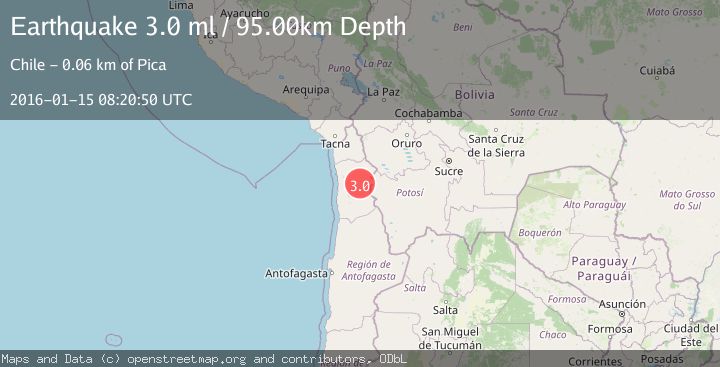 Map of TARAPACA, CHILE
