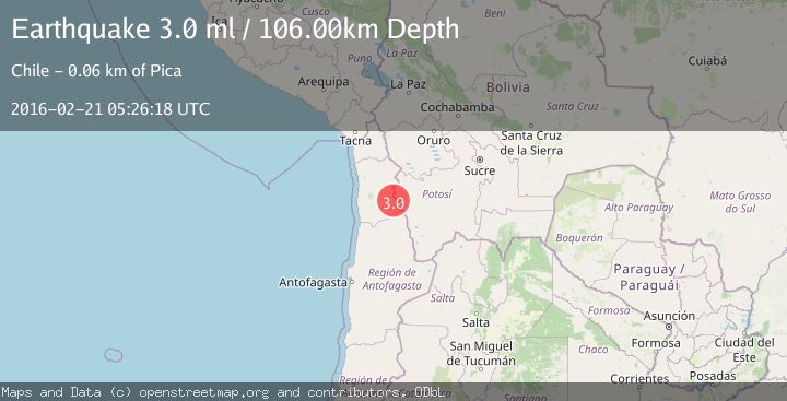 Map of TARAPACA, CHILE