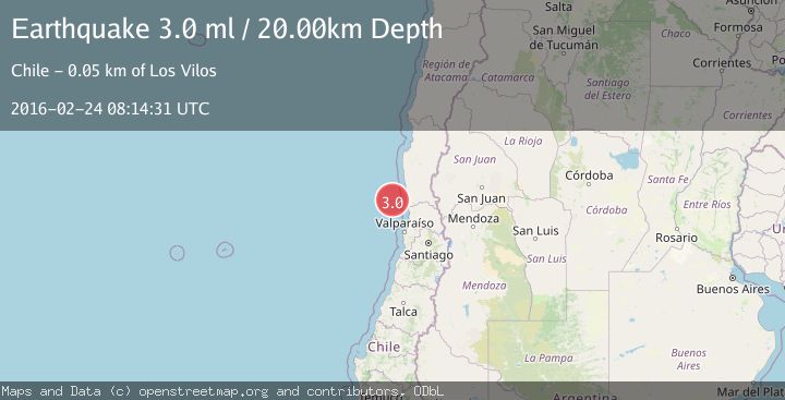Map of OFFSHORE COQUIMBO, CHILE