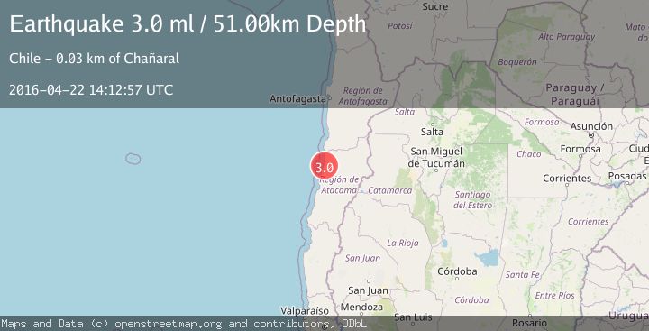 Map of ATACAMA, CHILE
