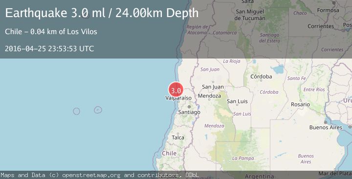 Map of OFFSHORE COQUIMBO, CHILE