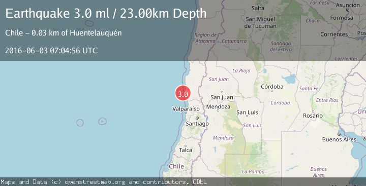 Map of OFFSHORE COQUIMBO, CHILE