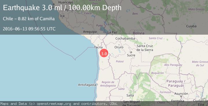 Map of TARAPACA, CHILE