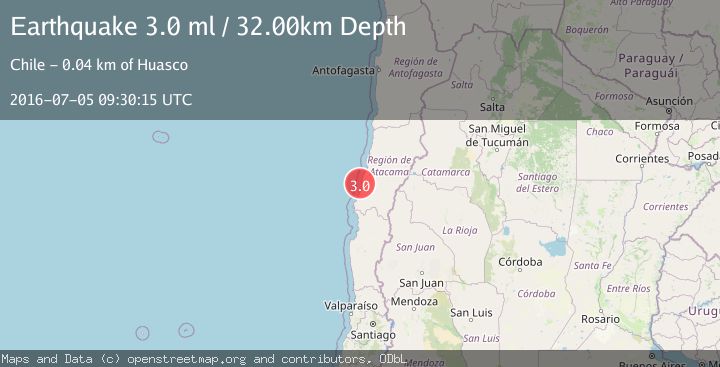 Map of OFFSHORE ATACAMA, CHILE