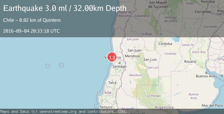 Map of OFFSHORE VALPARAISO, CHILE