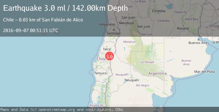 Map of BIO-BIO, CHILE