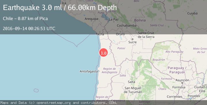 Map of TARAPACA, CHILE