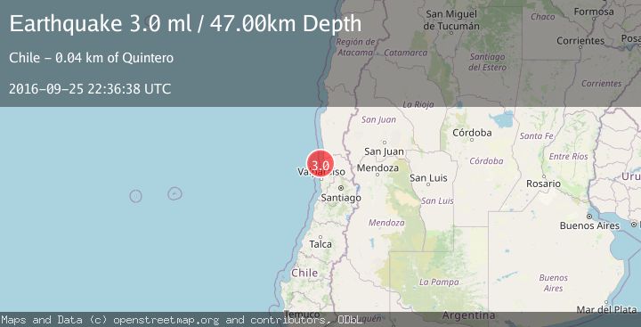 Map of OFFSHORE VALPARAISO, CHILE