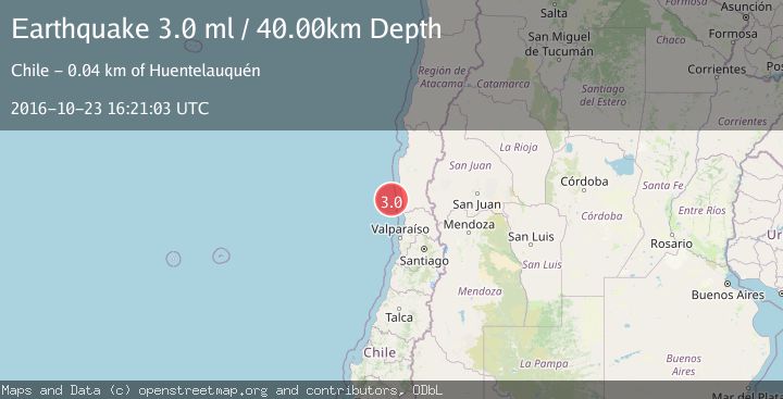 Map of OFFSHORE COQUIMBO, CHILE