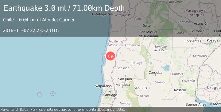 Map of ATACAMA, CHILE